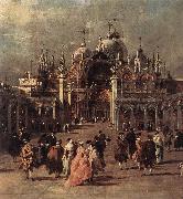 GUARDI, Francesco Piazza di San Marco (detail) dh oil painting picture wholesale